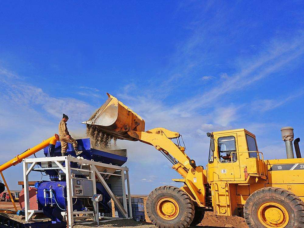 Portable Concrete Plant compact batching plant